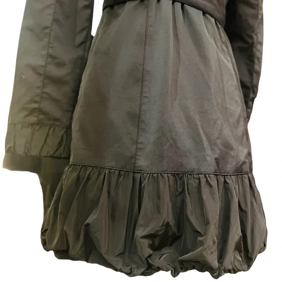 Blanc Noir Trench Coat Size Medium Fabric is cotton nylon spandex blend - Picture 9 of 16